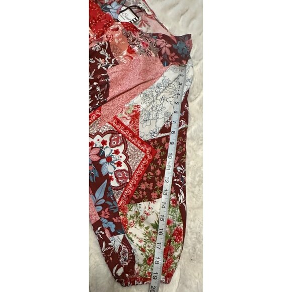 Lot of 2 ANDREE By Unit Brand Colorful Floral Blouses 100% Rayon Women's Size S - Picture 8 of 16